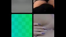 Reproduzir Ig missys em cílios masturbando-se na câmera de televisão