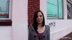 Redare Subțire înaltă germană co-ed pickup braț și turnare dracu de bătrân