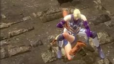 Riproduci Julia spazzata via da steve, hwoarang, lee, asuka, nina e inculata da merodach (ryona)