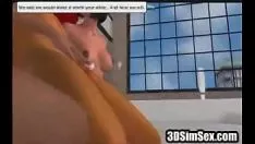 播放 3d 美白小姐限制由变黑的硬汉