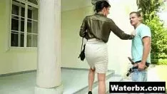 Play Hot adolescent doing pee enticing workout